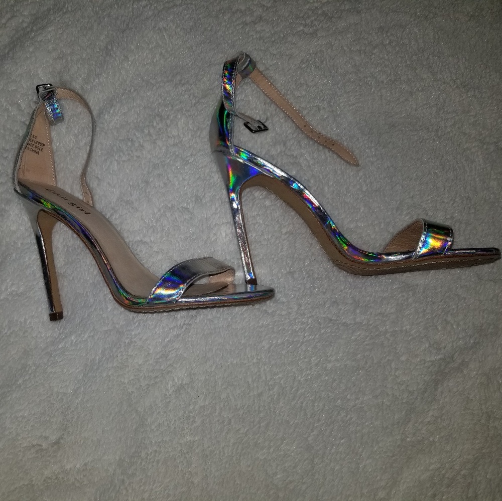 Silver heels